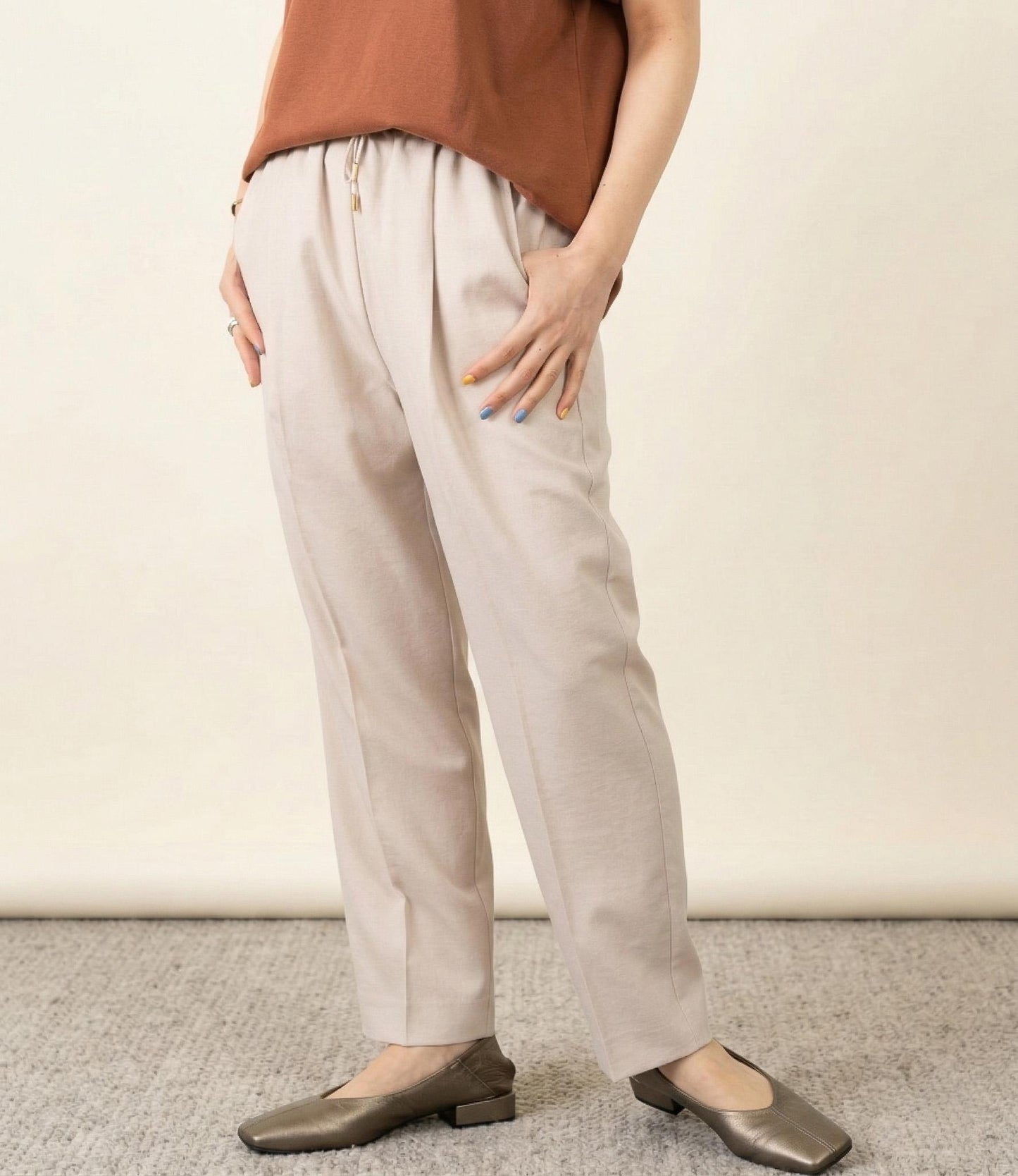 タンブラーブッチャーテーパードパンツ