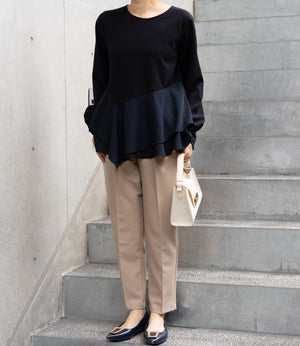 ドッキングイレヘムブラウス