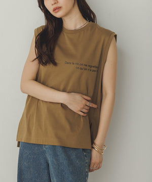 コンパクトロゴタンクトップ