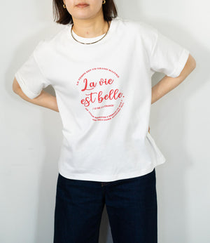 クールタッチLa vie est belleTシャツ