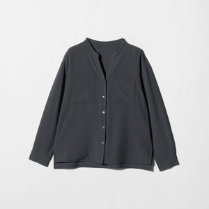 スキッパー ポケット ロングスリーブ シャツ マシンウォッシャブル