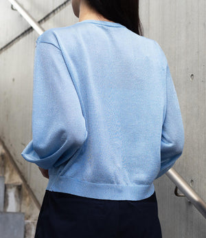 ラメシアーパールカーディガン