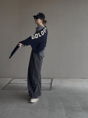 リネンワイドスラックス