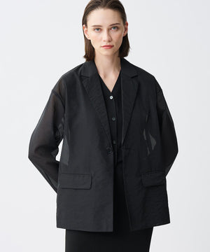 シアーニット ノースリーブベスト