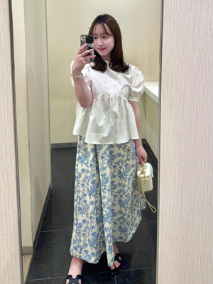 フローラル総柄マキシスカート