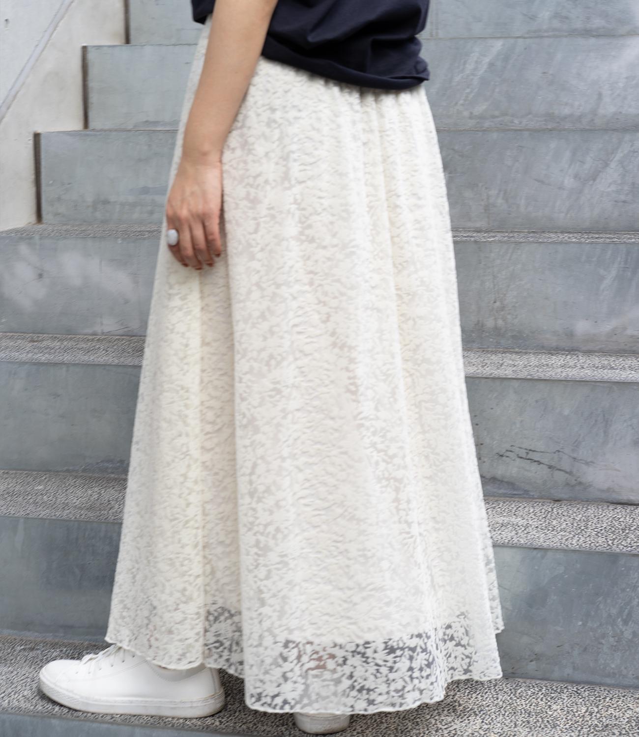 ドラマティックフロッキーギャザースカート