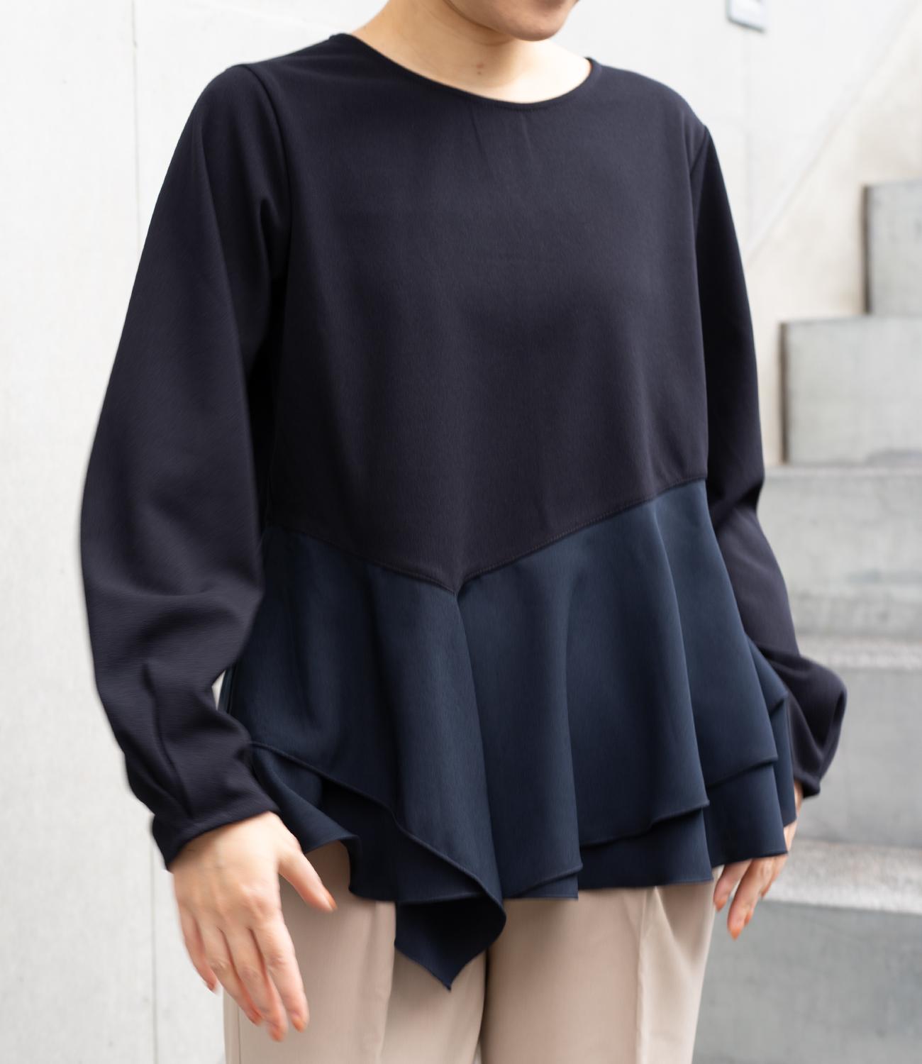ドッキングイレヘムブラウス
