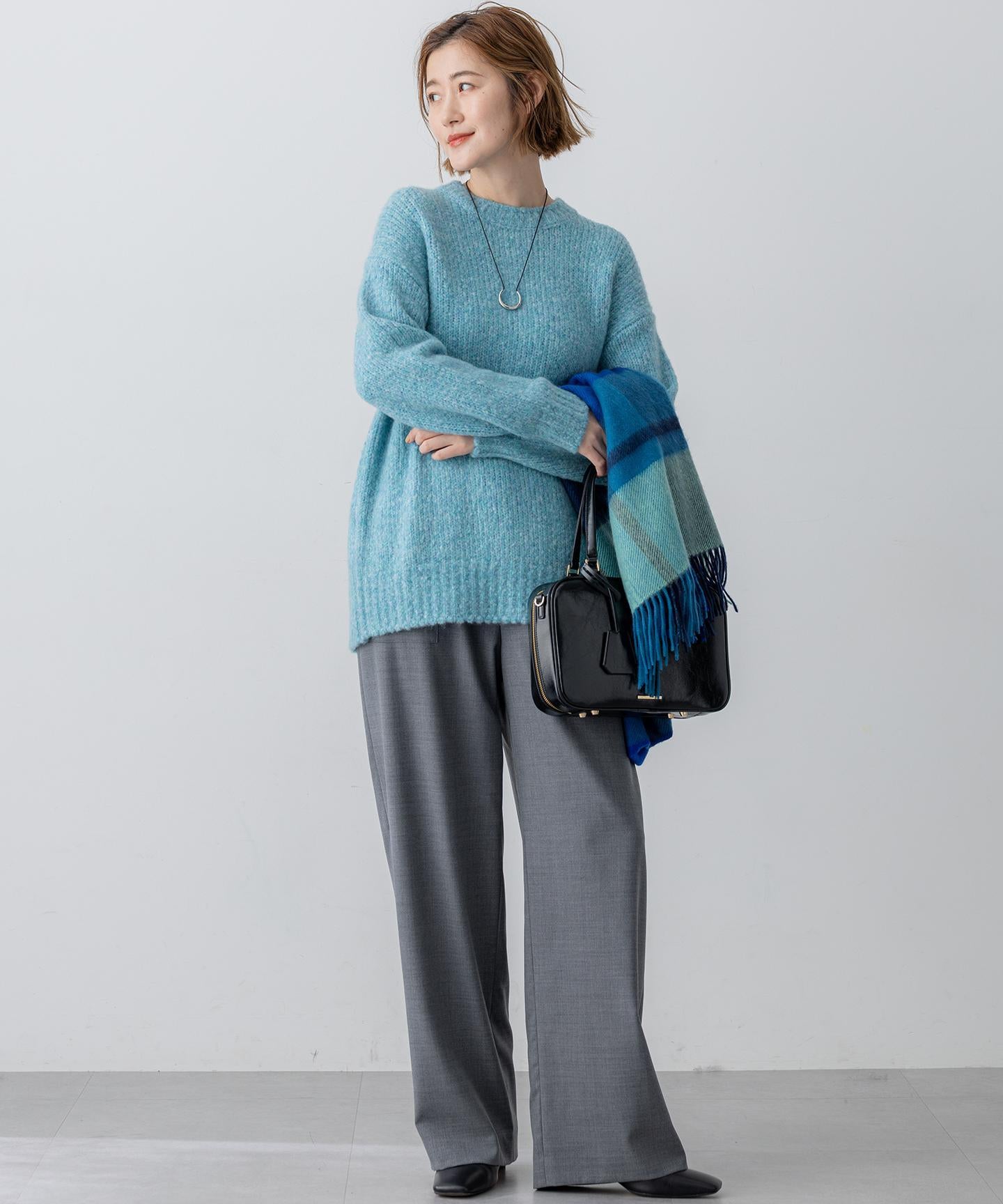 カシミヤ チェック ストール