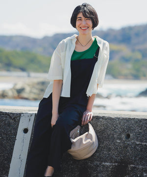 イージーケアライトストレッチサロペット