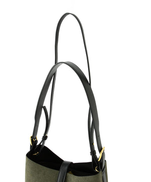 スウェードコンビワンショルダーバッグ