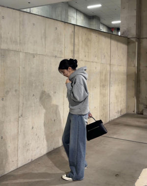 ルーズフィットワイドジーンズ