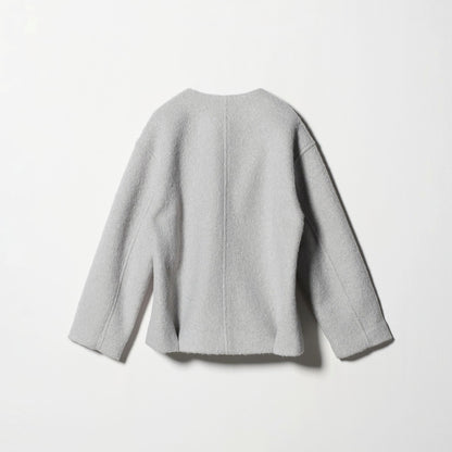 ブークレ ノーカラーブルゾン