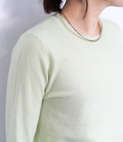 ソフトタッチクルーネックニット