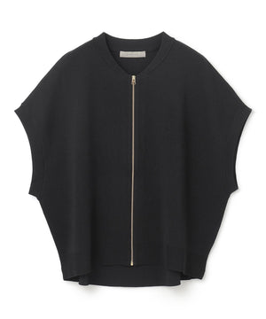 スゴ機能美ニット スリーブレスブルゾン