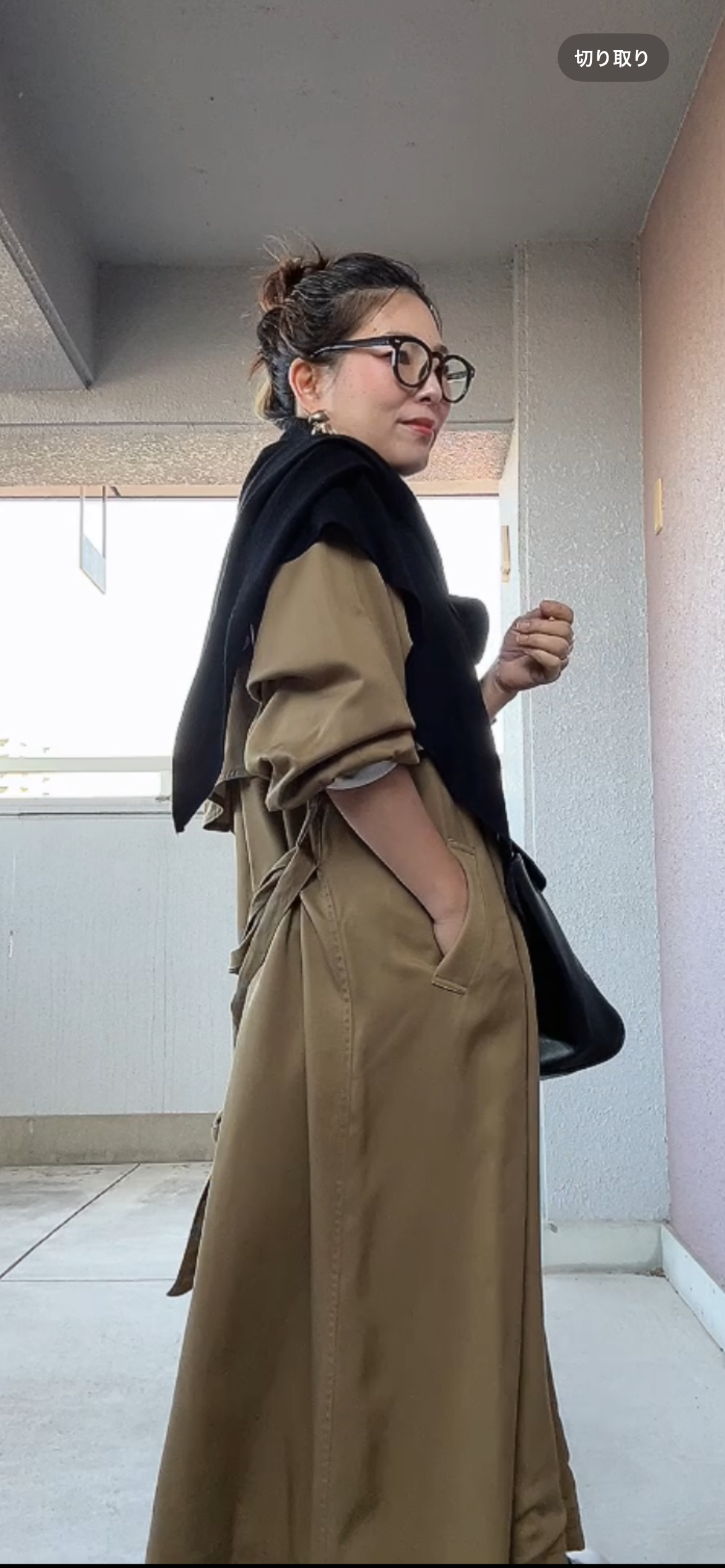 三角マフラーショール