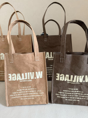 W.VILLAGE paper bag (M)