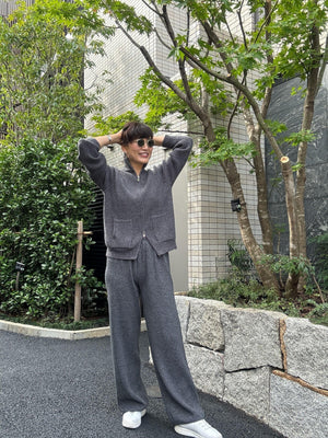 ジップニットセットアップ