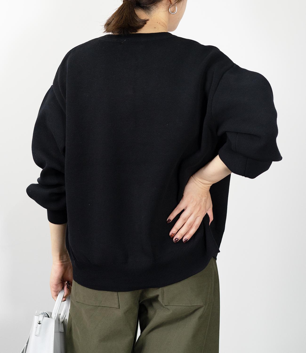 ドットボタンニットカーディガンブルゾン