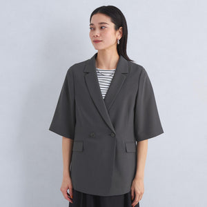 エアシカル ショート スリーブ ジャケット -マシンウォッシャブル・ストレッチ・UVカット-