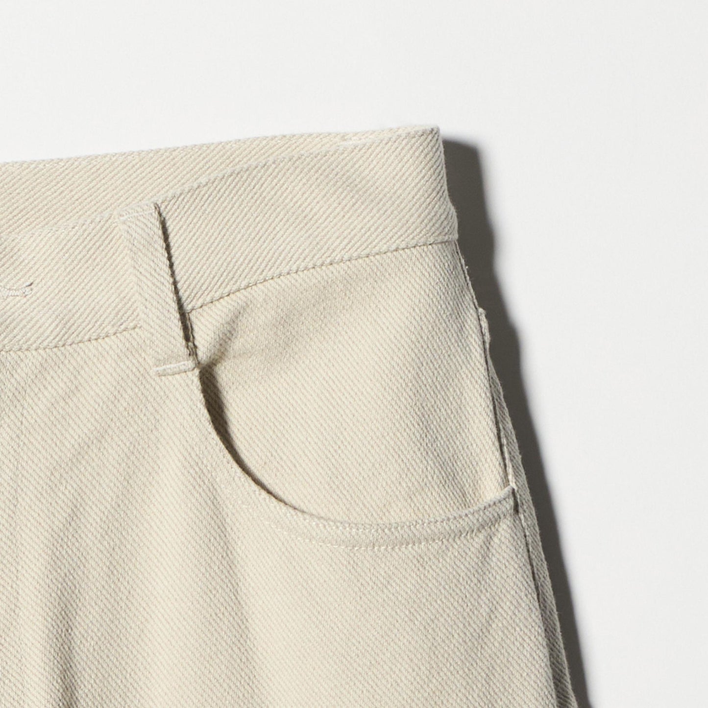 コットンツイル カーブパンツ ウォッシャブル