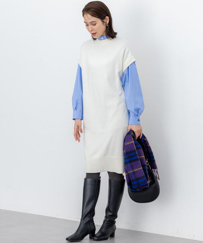 コットンタッチシャーティング刺繍入り ブラウス