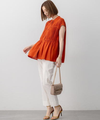 スエード キルティング ショルダーバッグ