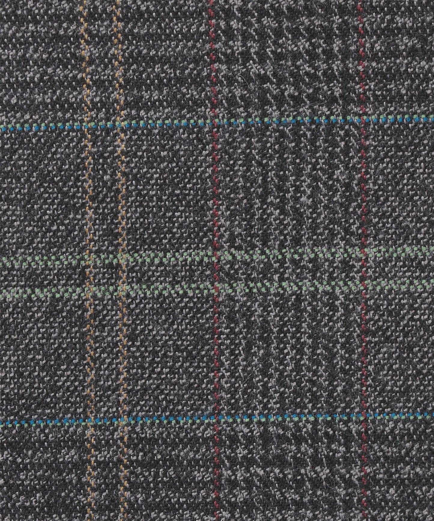 ワイドチェック柄ベルトパンツ