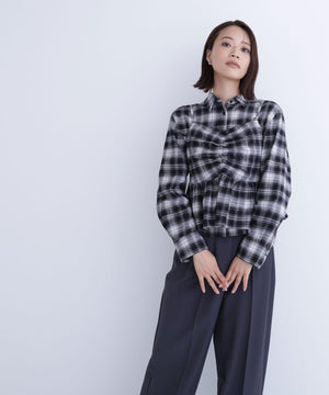 ビスチェセットチェックシャツ