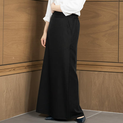 ストレッチマキシスカート