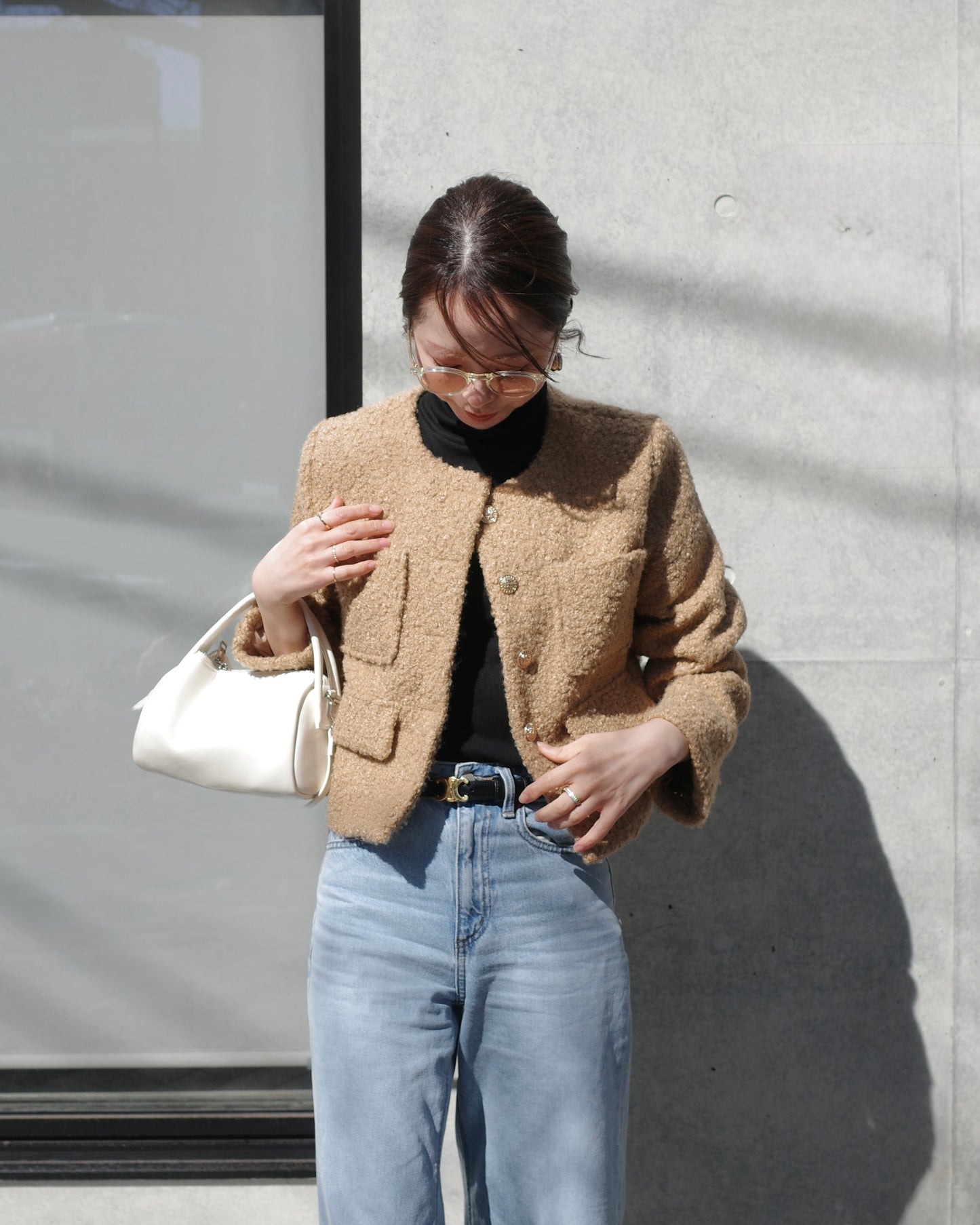 ポップコーンツイードジャケット