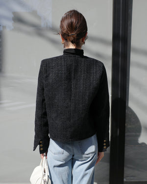 ブラックツイードジャケット