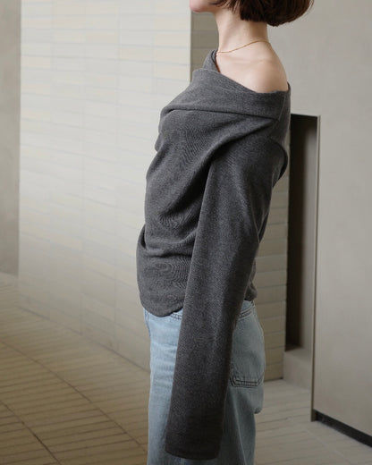 シャーリングTシャツ