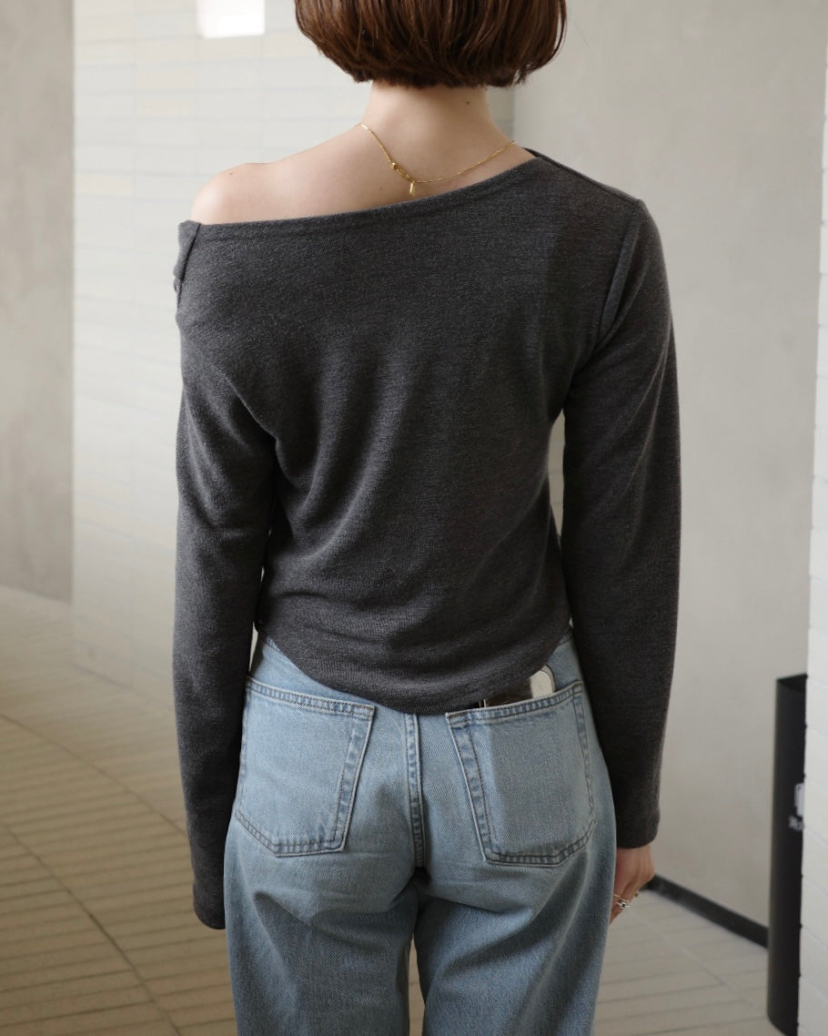 シャーリングTシャツ
