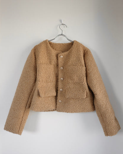 ポップコーンツイードジャケット