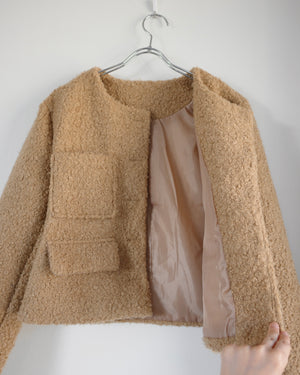 ポップコーンツイードジャケット