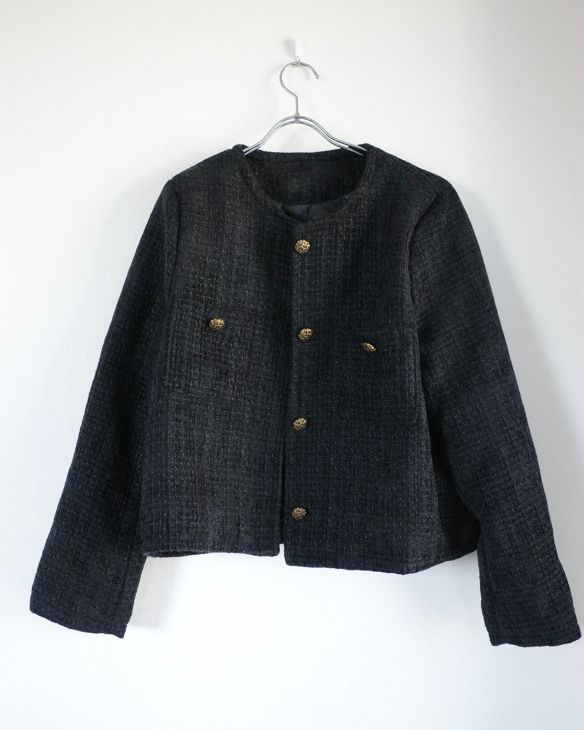 ブラックツイードジャケット