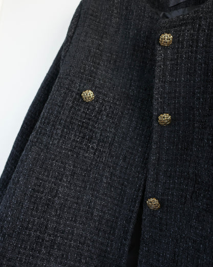 ブラックツイードジャケット