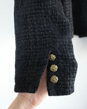ブラックツイードジャケット