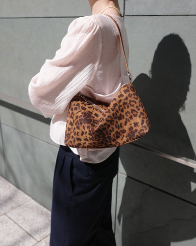 レオパードショルダーバッグ