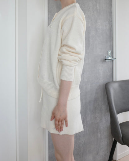 カーディガン＆パンツニットセットアップ