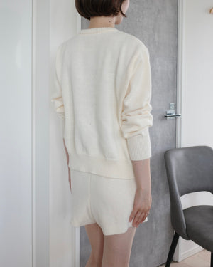 カーディガン＆パンツニットセットアップ