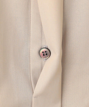 ライトシアーマットクロス ミリタリーディティール シャツ