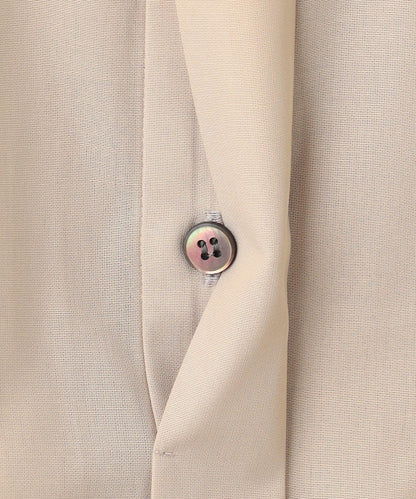 ライトシアーマットクロス ミリタリーディティール シャツ