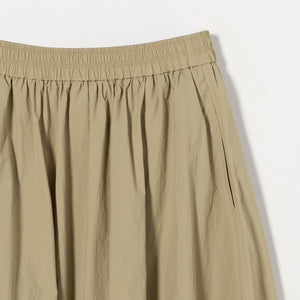 ボリューム ギャザー フレア スカート