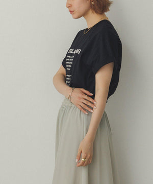 前後2wayUSAコットンTシャツ