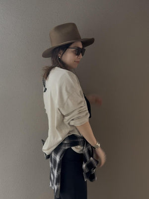 レオパードロゴロングTシャツ