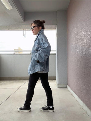 オーバーデニムジャケット