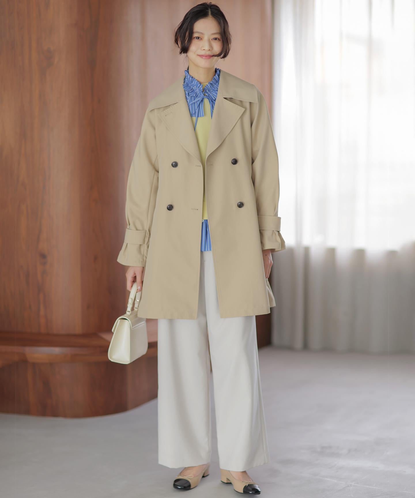 リラクシング トレンチコート