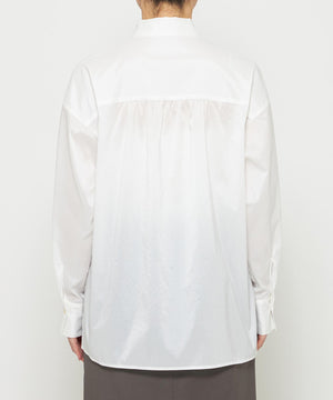 シルクライクタフタ ボウタイブラウス