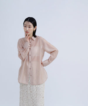 シアーオーバーシャツ